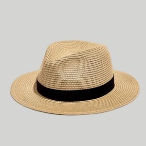 Madewell Boho Straw Fedora Hat